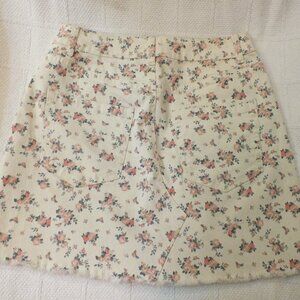 Floral Mini Skirt Country Pattern by Wild Fable Size Small